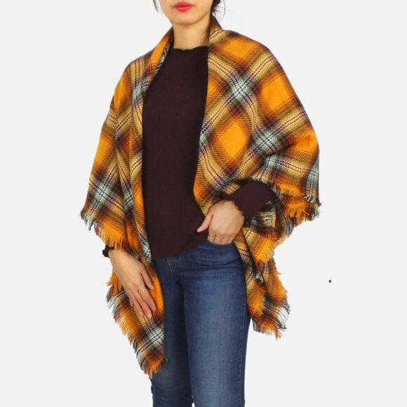 One Blessed Nana Accessories - ❤️NWT  BOUTIQUE   Plaid blanket scarf featuring frayed edges  GREAT GIFT!